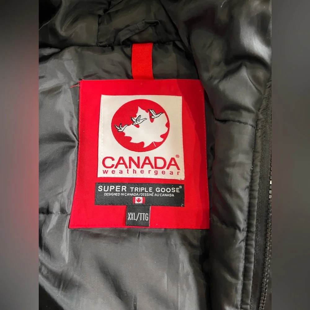 CANADA Weather Gear DOWN Jacket SUPER Triple GOOSE Down COAT